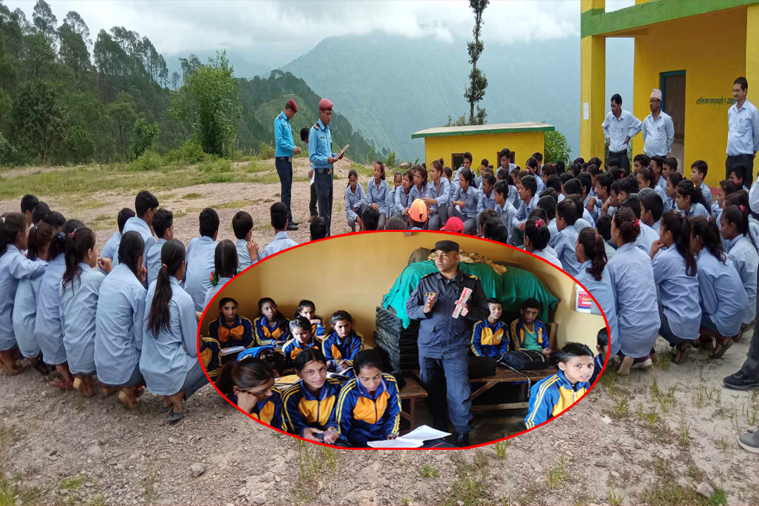 हानिकारक प्रथा प्रचलन हटाउन बैतडीमा प्रहरीको सचेतना अभियान